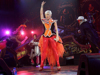 Pink in Concert (credit: Getty Images)