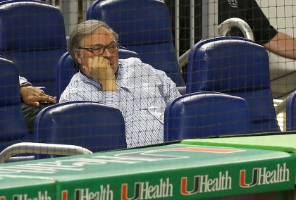File photo of Jeffrey Loria. (Photo Credit: Mike Ehrmann/Getty Images)