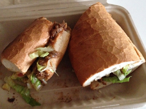 Po-Boy Sandwich (credit: Randy Yagi)