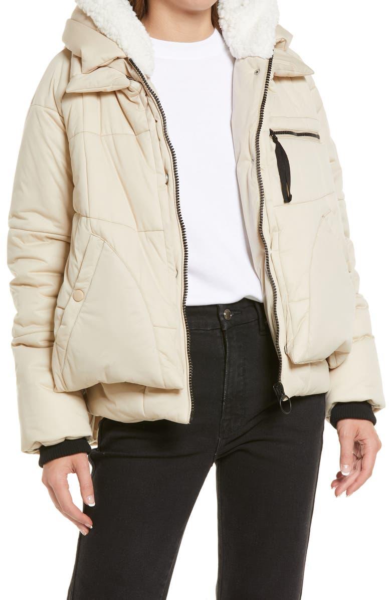 With Les Filles Puffer Coat