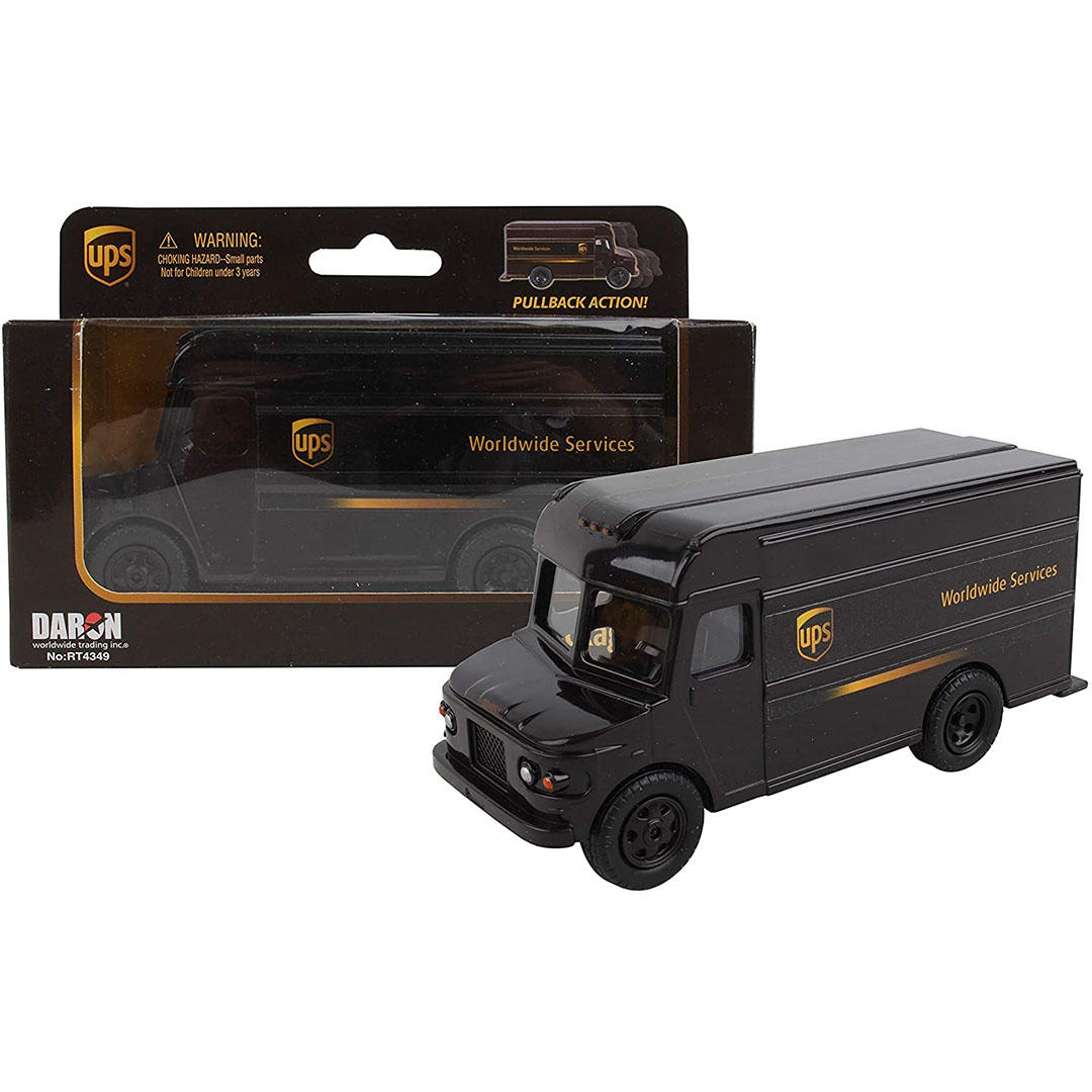 UPS retractable toy truck