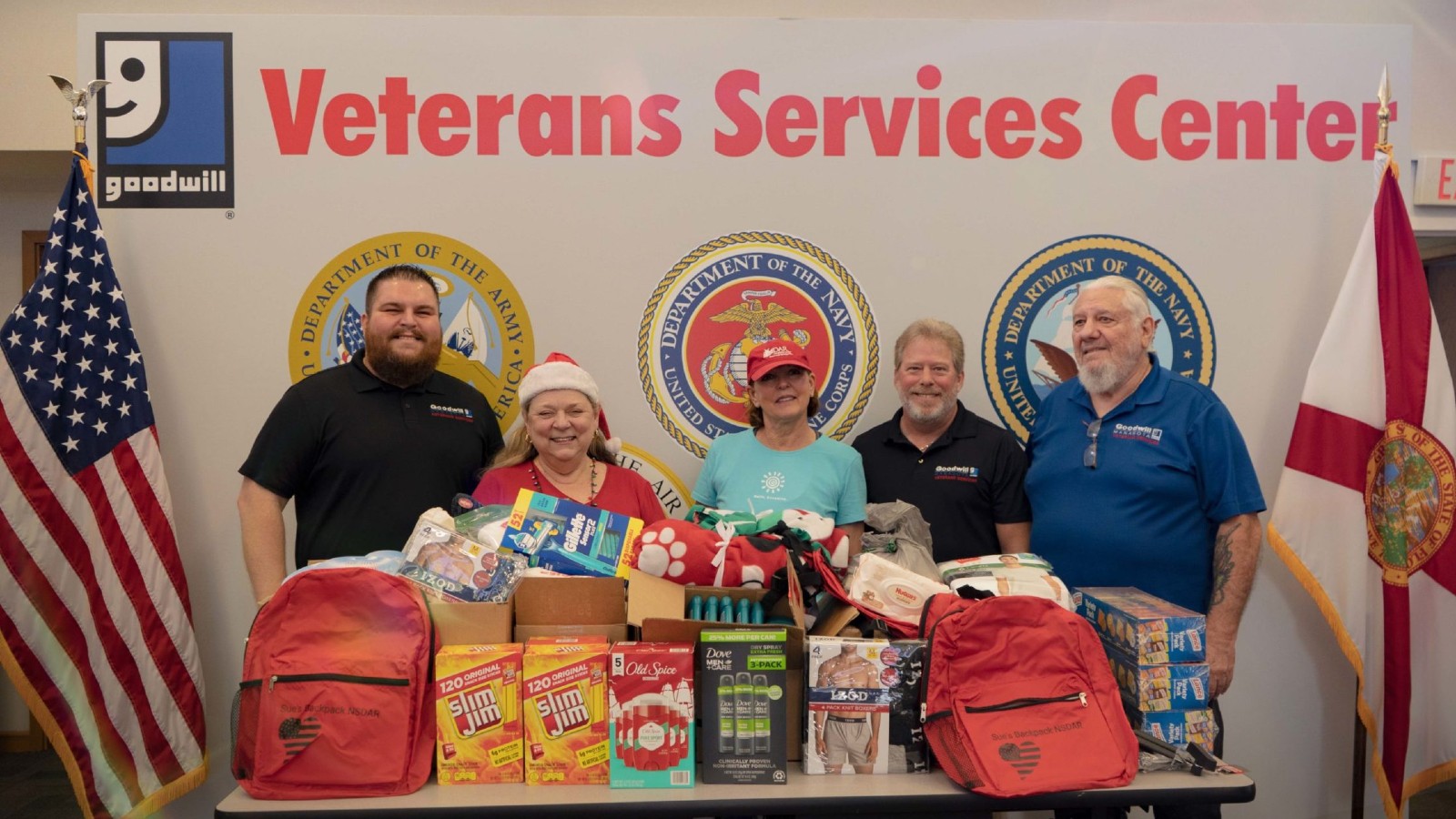 Local DAR Members Donated 50 Backpacks And Supplies To Homeless Veterans